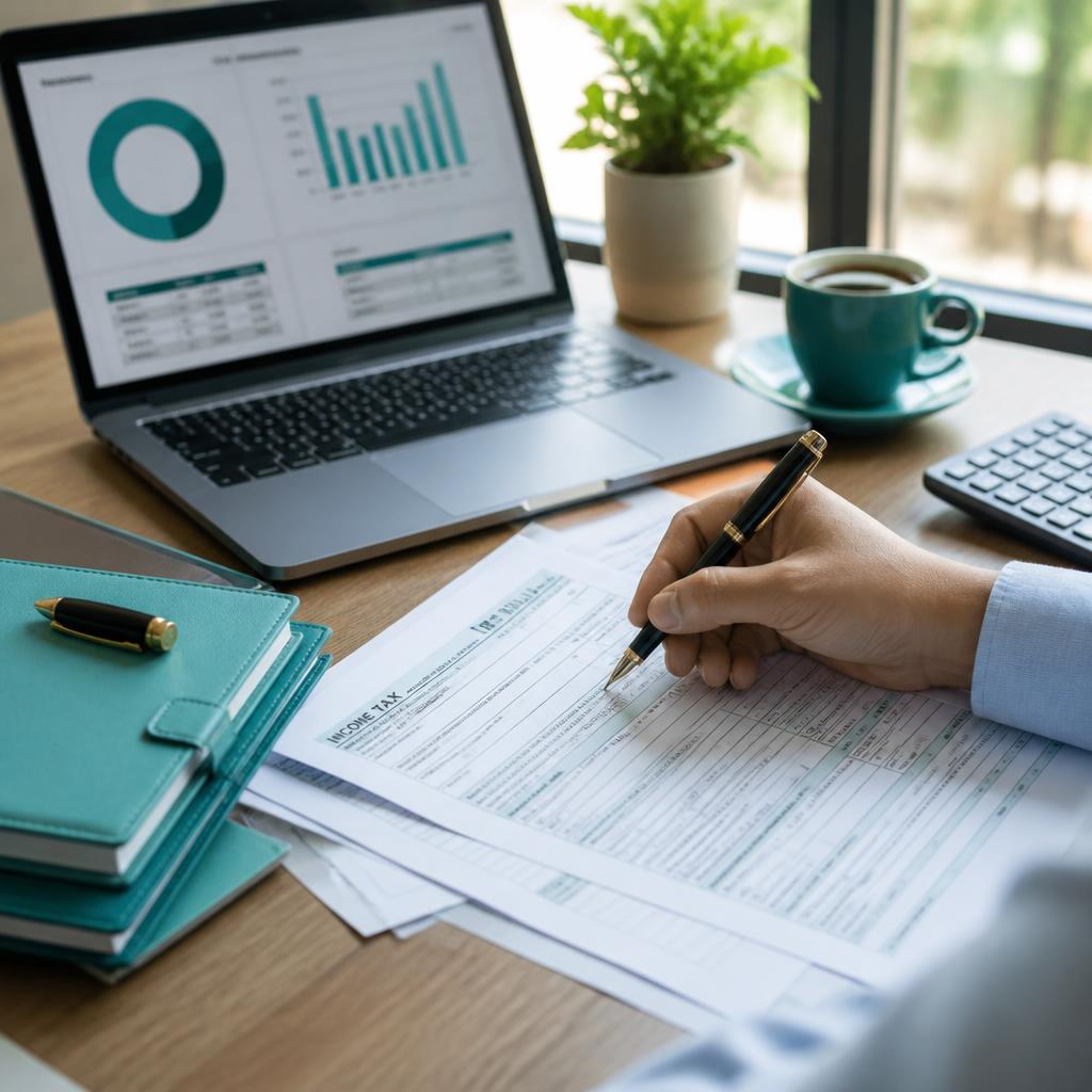 Mauritian taxpayer completing an individual income tax return for the 2025 to 2026 year of assessment